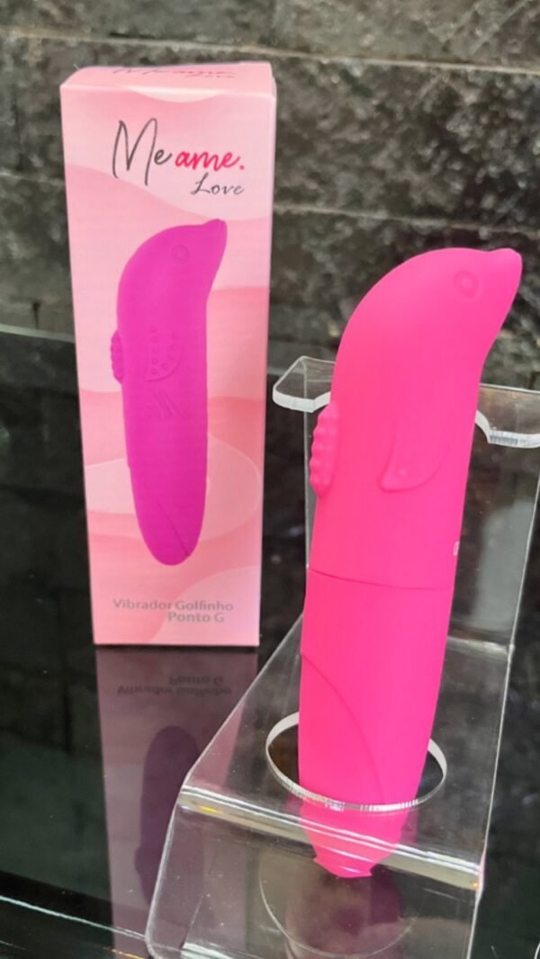 Vibrador Golfinho com Toque Aveludado