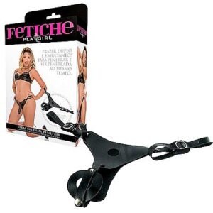 Strap On Dual Penetrix – suporte para dois pênis realísticos LS015