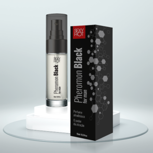 Pheromon Black For Man – Perfume com Feromônio Masculino 15ml – Inspirado no 212 Black