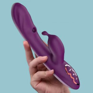 Vibrador Rabbit Triplo – Ponto G, Ondas de Pressão e Estimulação do Clitóris ME337