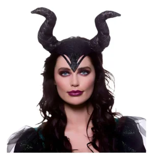 Tiara Malévola – Chifre Maleficent – Cor Preta