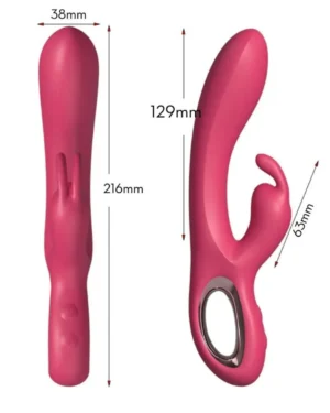 Vibrador ponto G com estimulador Rabbit ME244