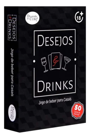 Jogo Desejos E Drinks Para Casais Diversão Ao Cubo