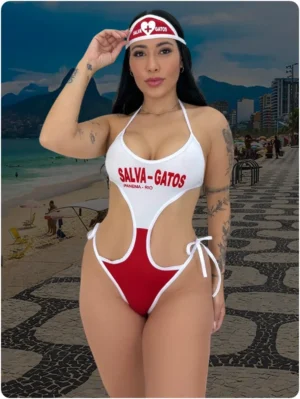 FANTASIA BODY SALVA-GATOS COM VISEIRA
